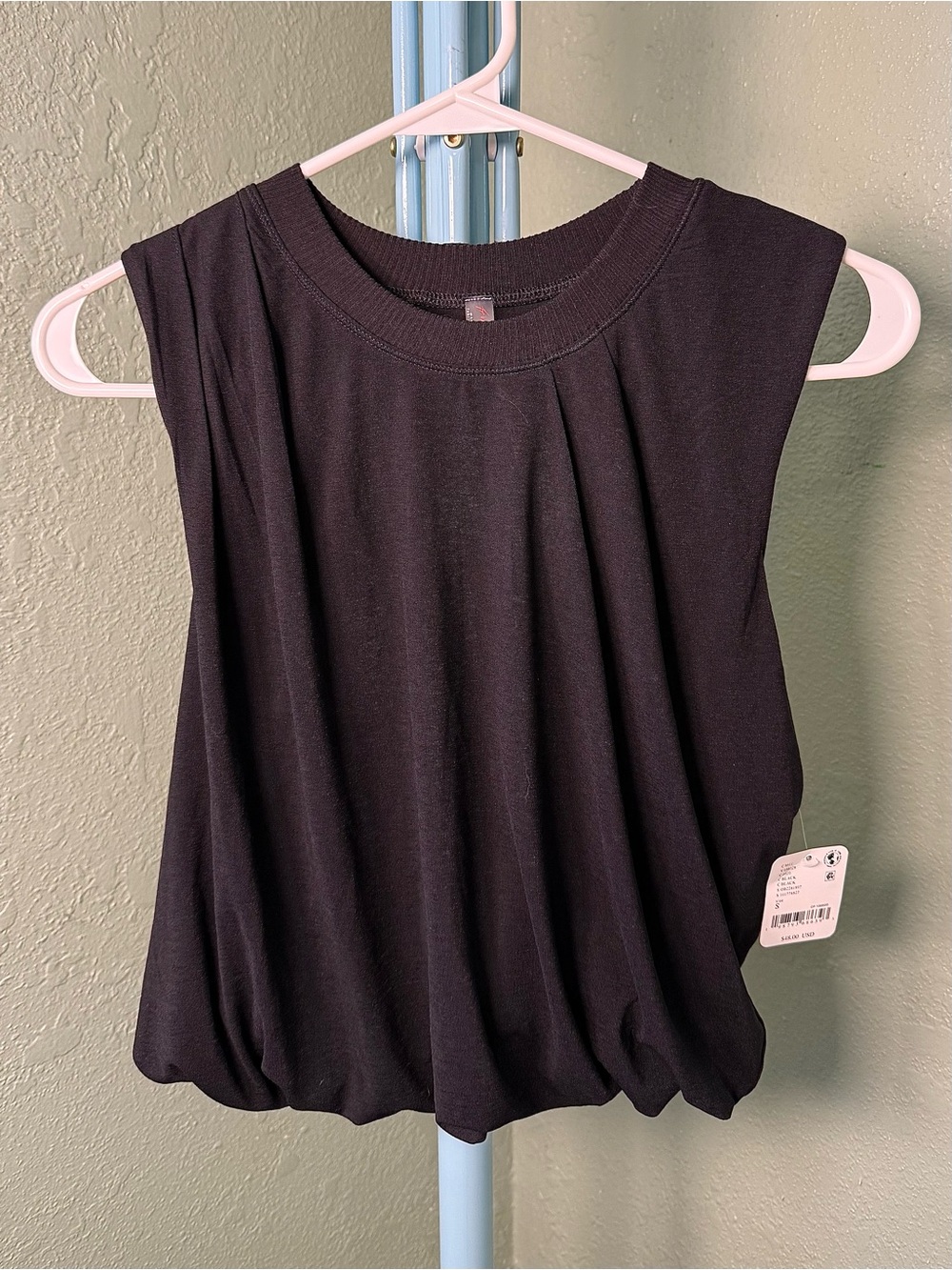 FP Movement by Free People Black Bubble Hem Tank